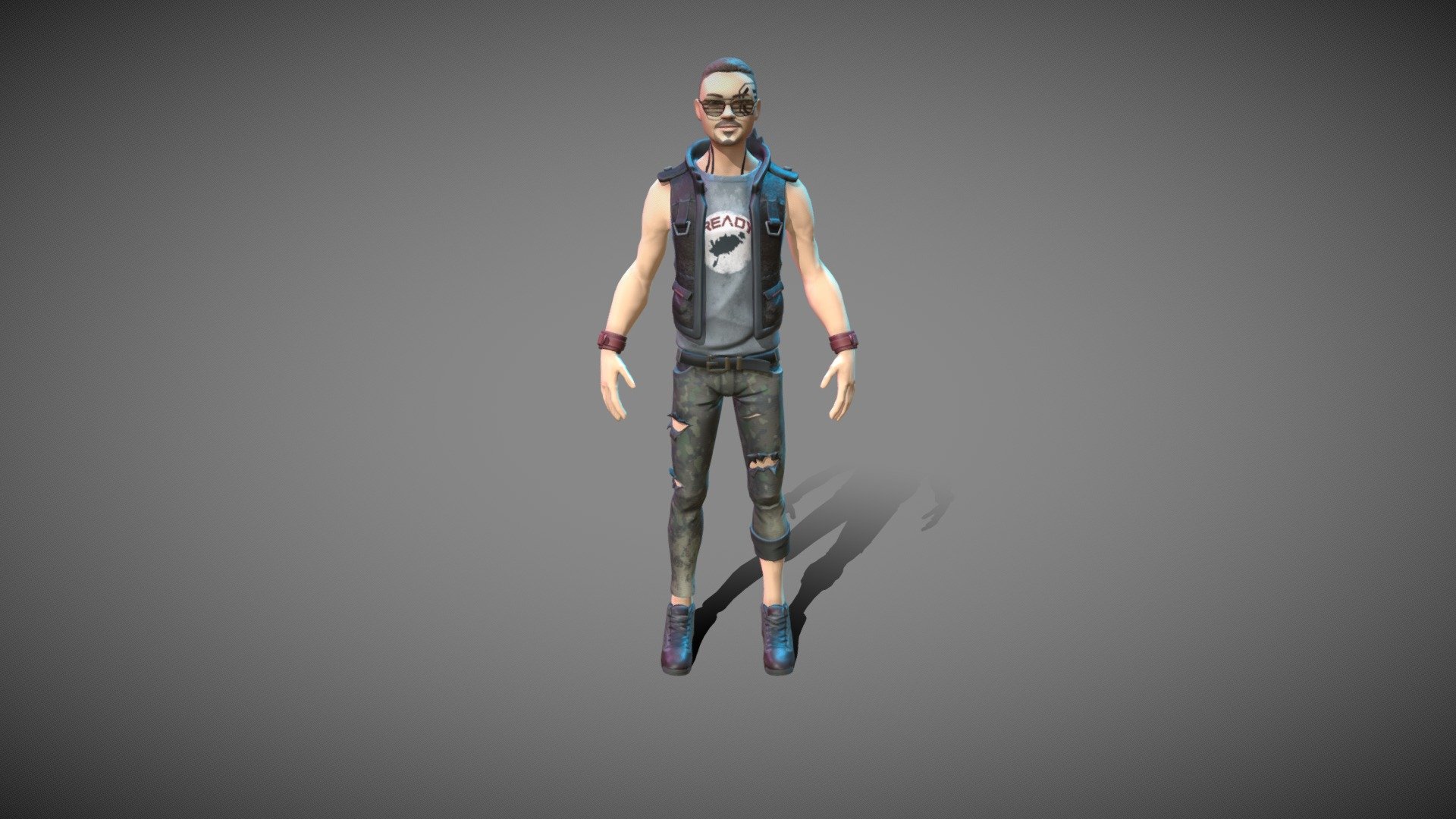 Readyplayerme Cyberpunk - Download Free 3D model by Ready Player Me ...