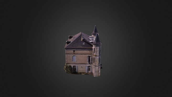 Chateau Cropped 3D Model