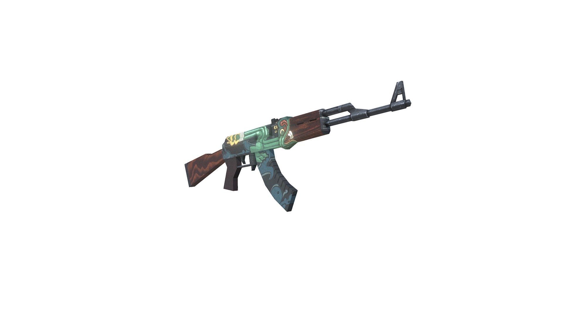 Ak47 - 3D model by stulginsky [5d103e4] - Sketchfab