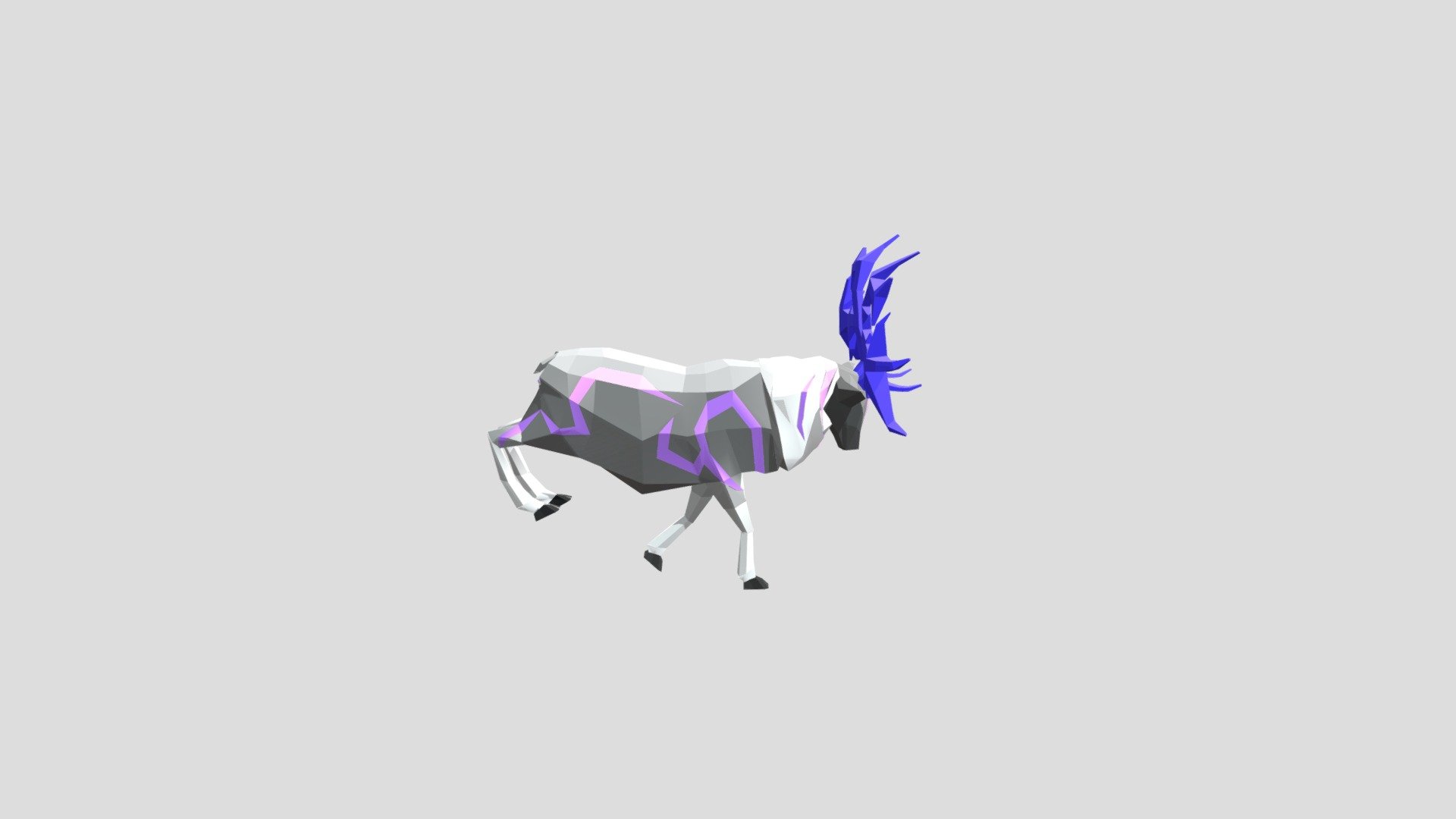 Material Deer Charging Animation