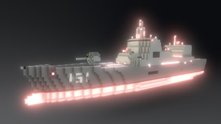 055battleship 3D models - Sketchfab