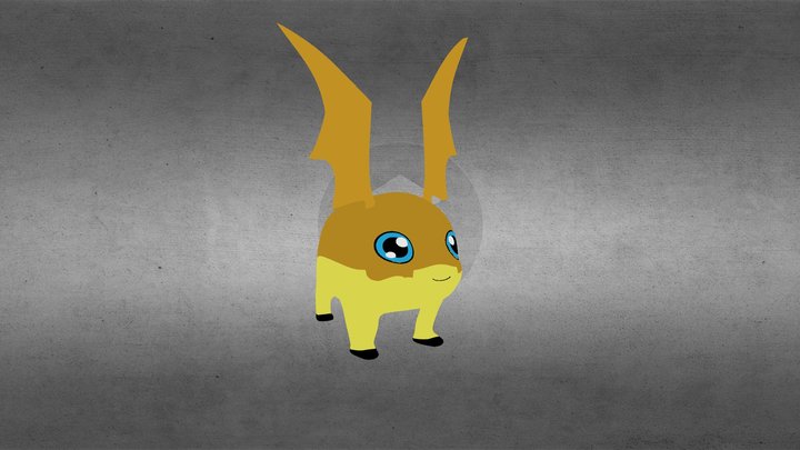 Patamon 3D Model