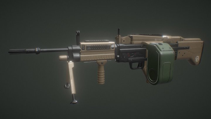 WarthogLMG 3D Model