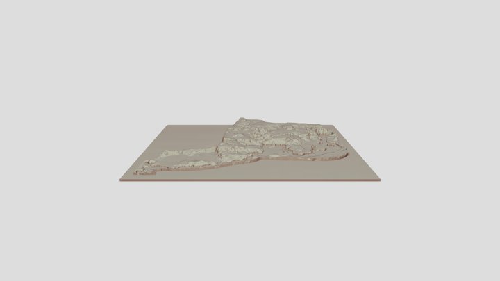 RDR2 Map 3D Model