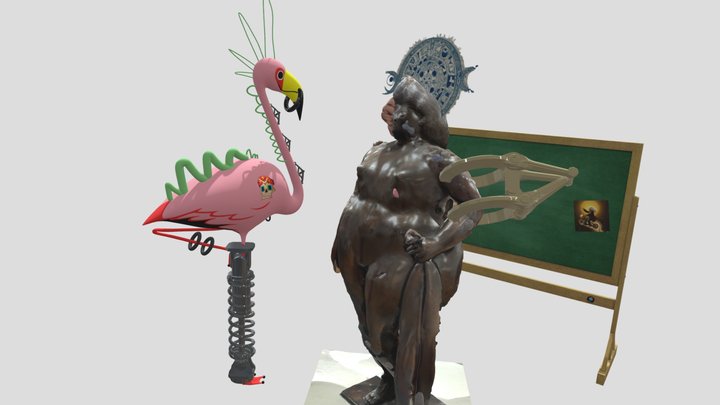 Flamingo and Venus - MFA BOSTON 3D Model