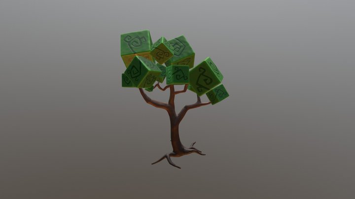 Stylized Tree 3D Model