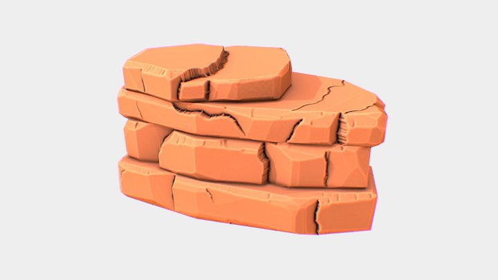 Sandstone | Cliff – Modello 3D gratuito STL