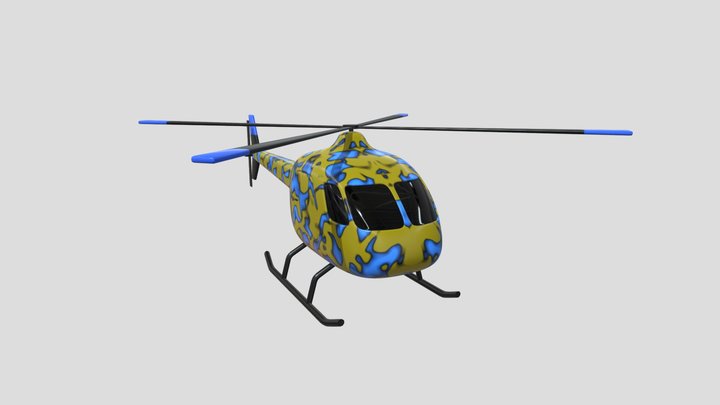 Helicóptero 3D Model