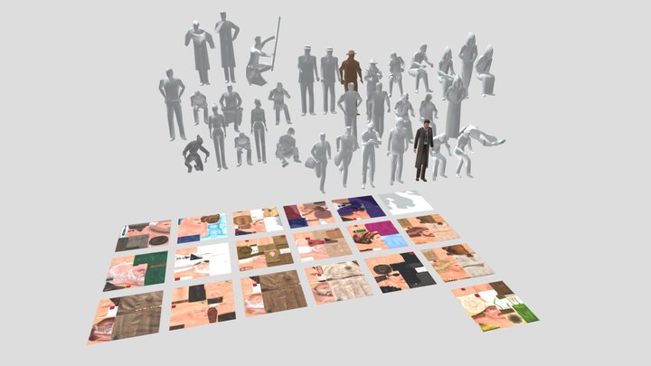 Droods Cast 3D Model