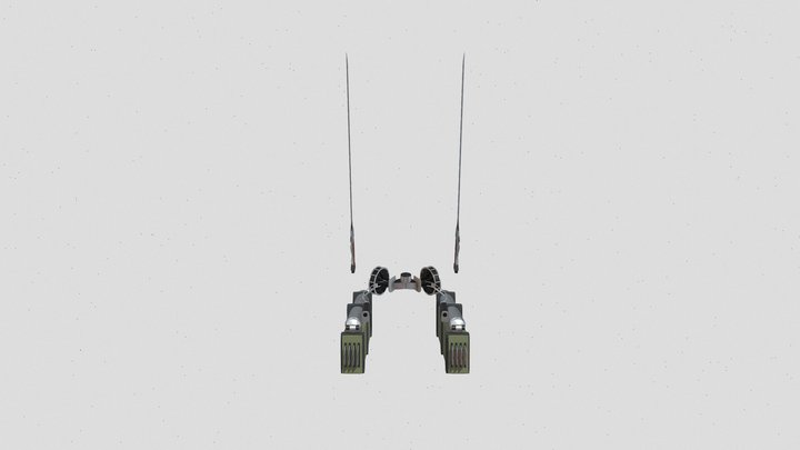 attack-on-titan-odm-gear-low-poly 3D Model