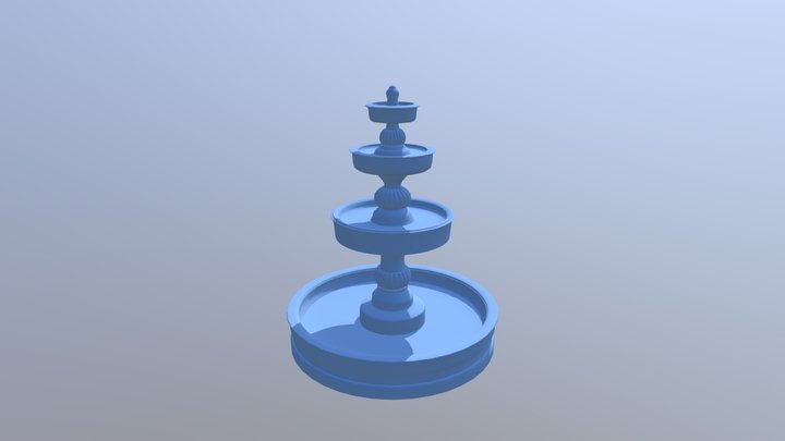 Fountain Alan Rivera 3D Model