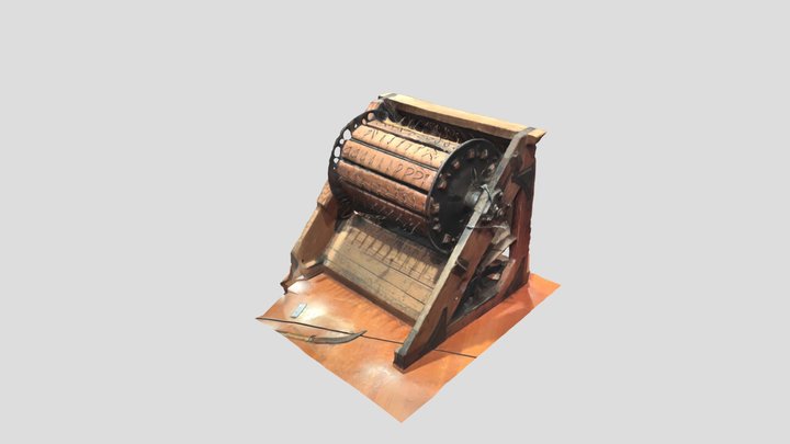 脱穀機(長野市立博物館) 3D Model
