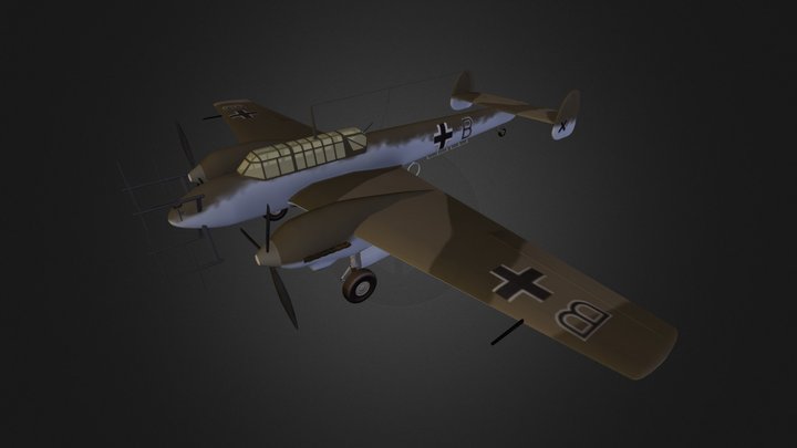 Messerschmitt Bf 110 – Modello 3D gratuito STL