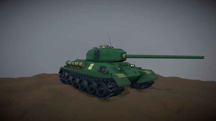 tank t34 3D Model