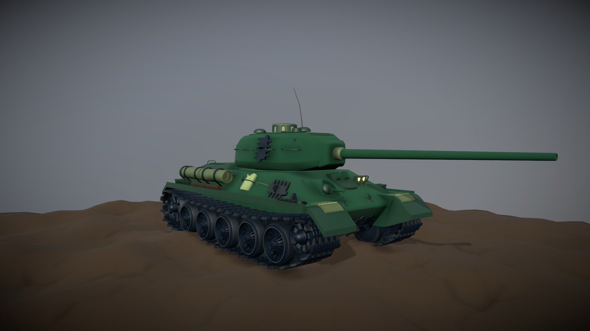 tank t34 Download Free 3D model by dimakirov2 [5d194cd] Sketchfab