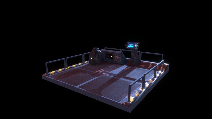 AURORA elevator platform 3D Model