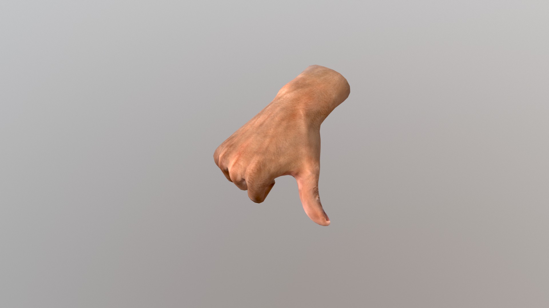 3D model Hands - This is a 3D model of the Hands. The 3D model is about a hand with a white background.