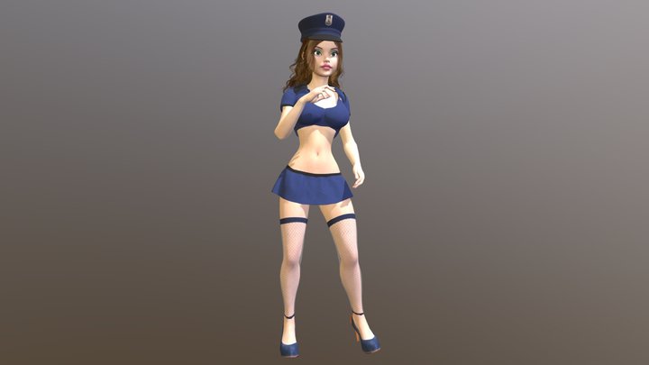 Dancing Twerk 3D Model