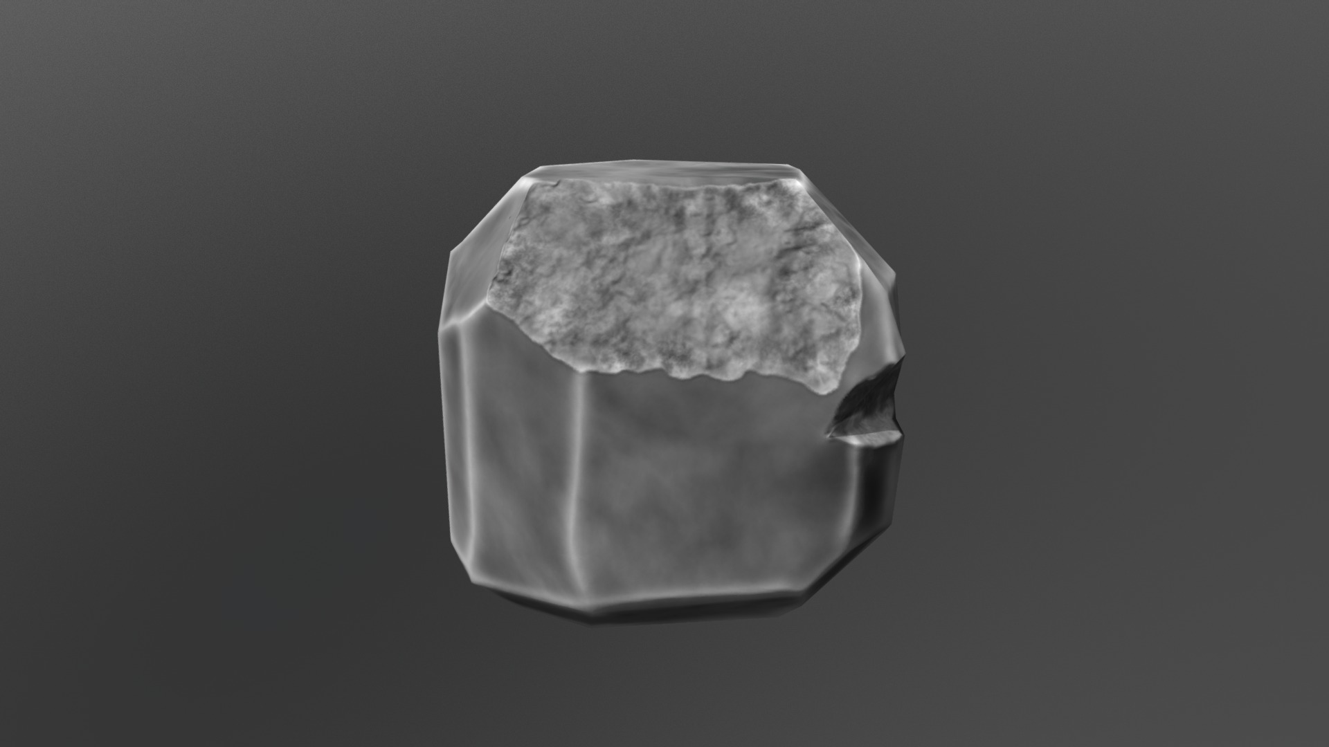 3D model Rock 13 Low Poly Game Ready - This is a 3D model of the Rock 13 Low Poly Game Ready. The 3D model is about a rock with a hole in it.