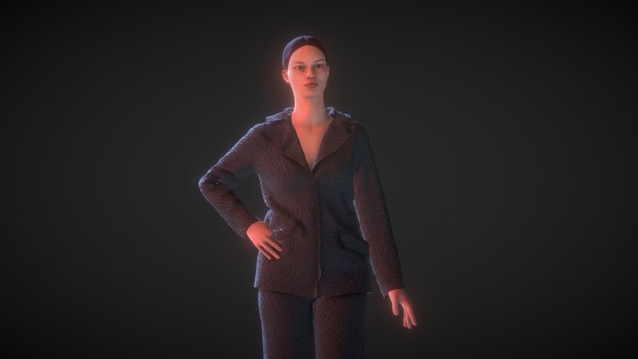 Костюм 3D Model