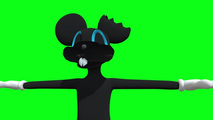 cartoon-mouse-horror-thrills 3D Model