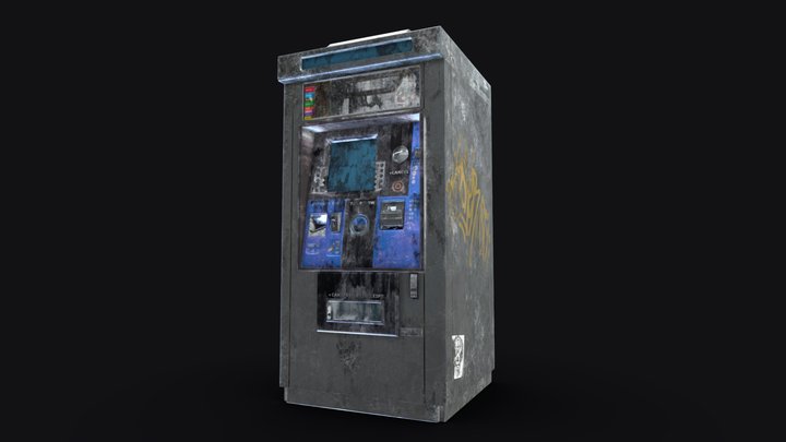 Subway Ticket Machine 3D Model
