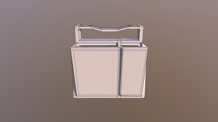 Trash Low Poly 3D Model
