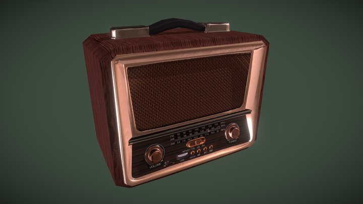 [Student Work] PUSOKEI Radio 3D Model