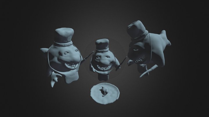 sushi-party 3D Model