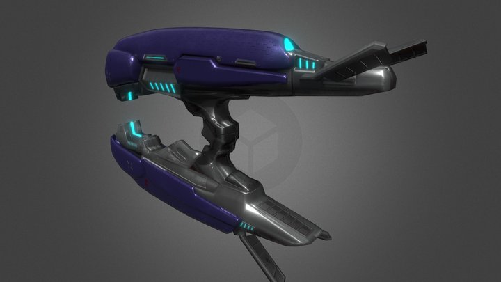 Halo - Plasma Rifle 3D Model
