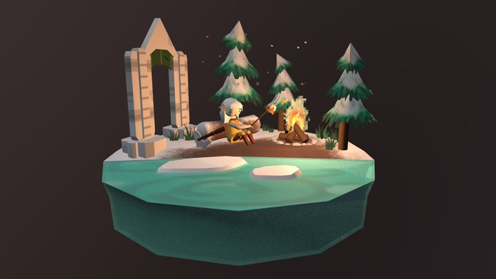 The last snow elf (Skyrim) 3D Model