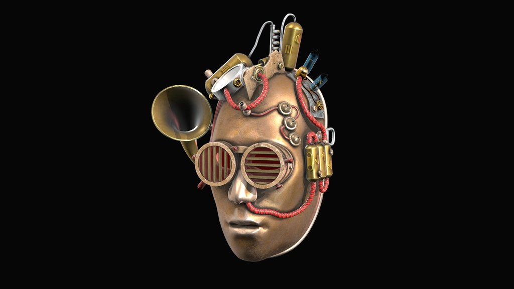 Steampunk mask - free download