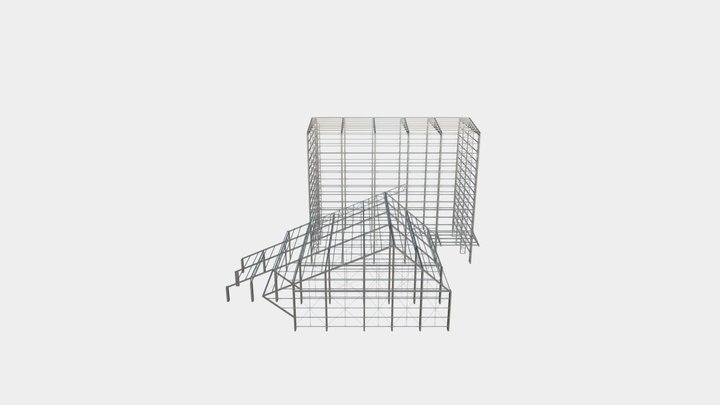AMPLIAÇÃO COBERTURA MOEGA - FRIVATTI Frigorífico 3D Model