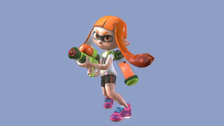 splatoon inkling_girl 3D Model