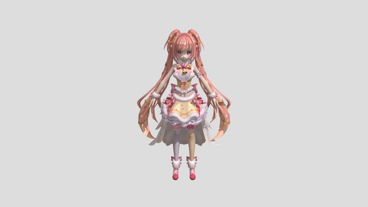 Muse Christmas (Aura Kingdom) 3D Model