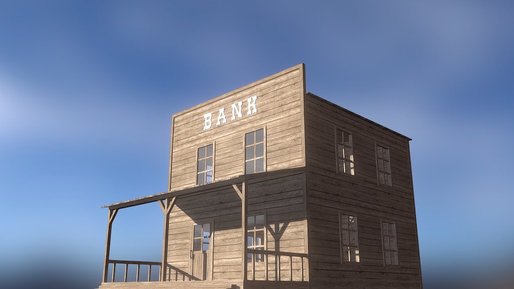 Wild West Bank - 3D model by Nikita Oleinik (@nikita.oleinik) [5d24d34 ...