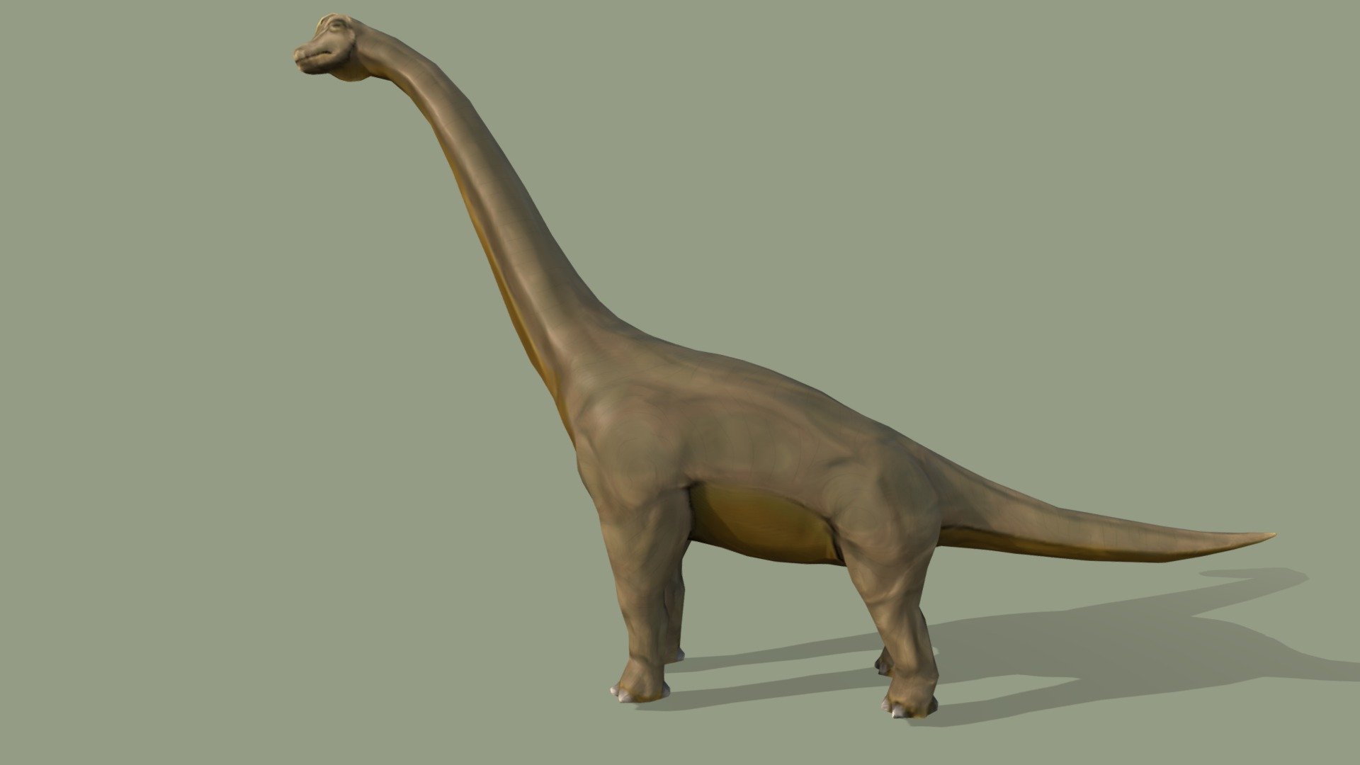 Brachiosaurus 3Dcoat