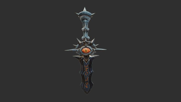 Stylised Sword 3D Model