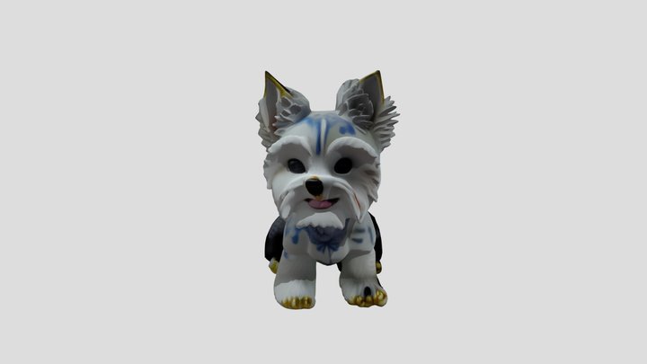 Porcelain Yorkshire 3D Model