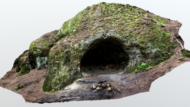 Sandstone Cave 3D Model