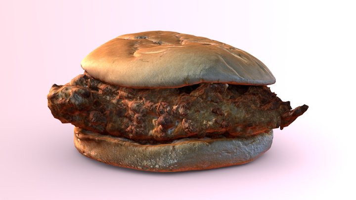 Chick-fil-a Original Chicken Sandwich 3D Model