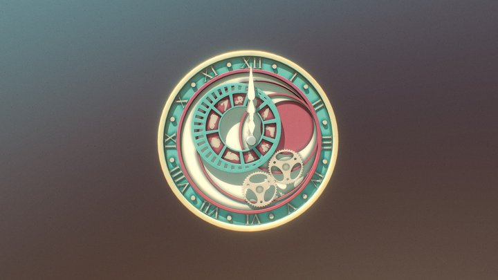 Kamen Rider Cronus Clock 3D Model