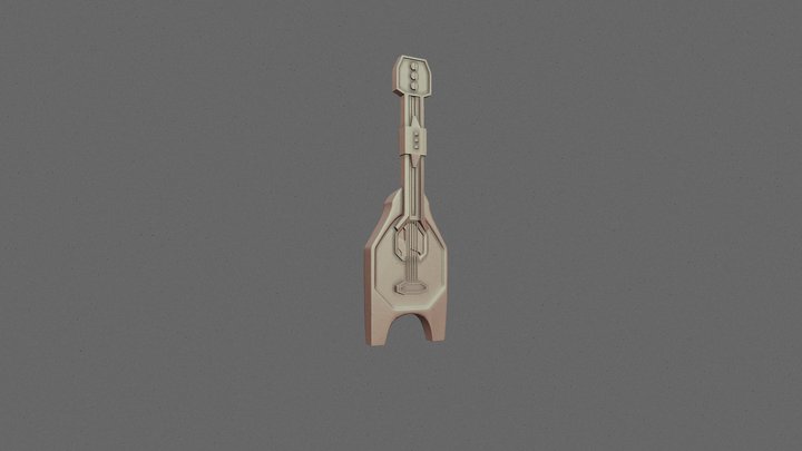 Custom gadetPunk cello 3D Model