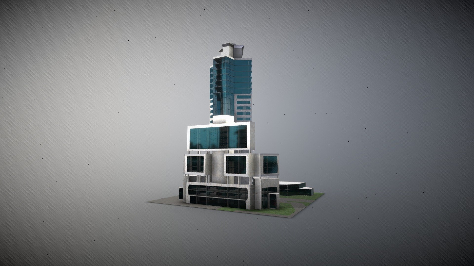 Highrise concept - Download Free 3D model by VertaScan [5d28f92 ...