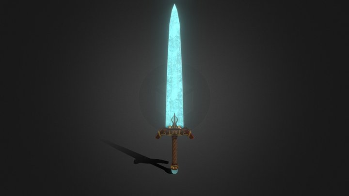 Sword Game Asset 3D Model