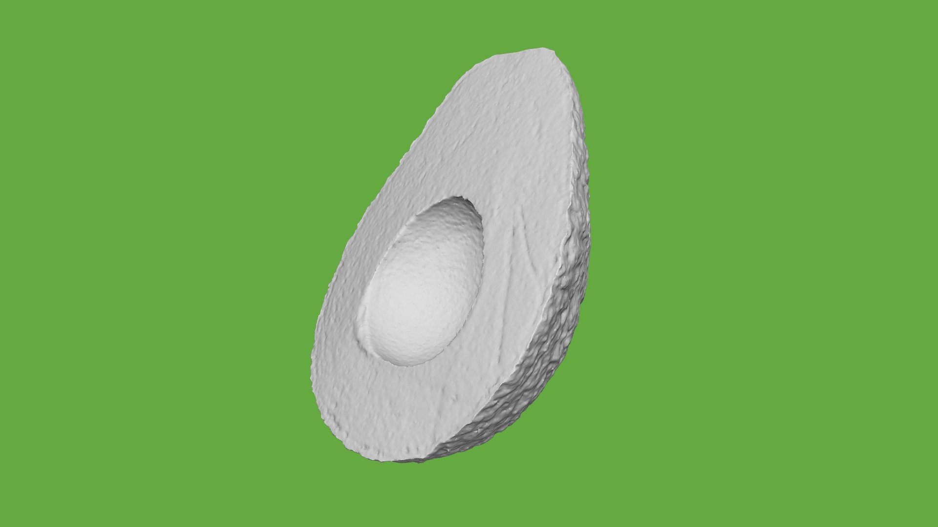 Avocado: 3D Print - Half No Core