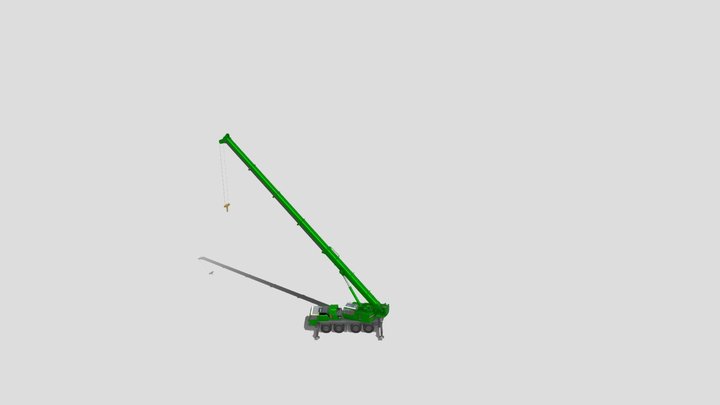 Mobile Crane 3D Model