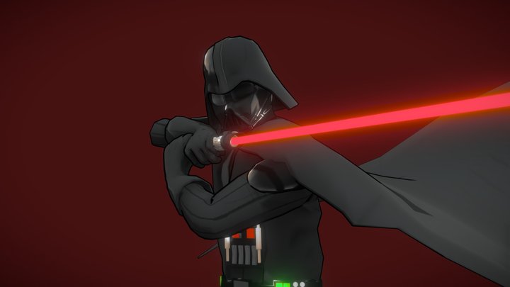 Darth Vader (Star Wars) - Rigged 3D Model