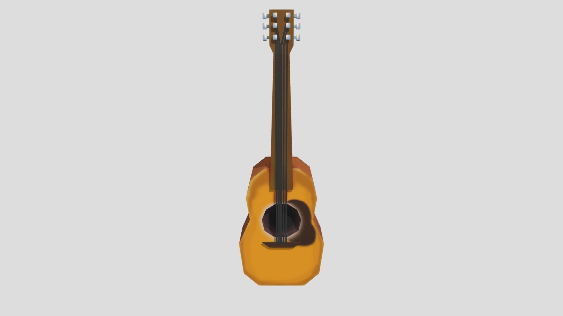 Guitar - Download Free 3D model by RavenBlox [5d2c32f] - Sketchfab