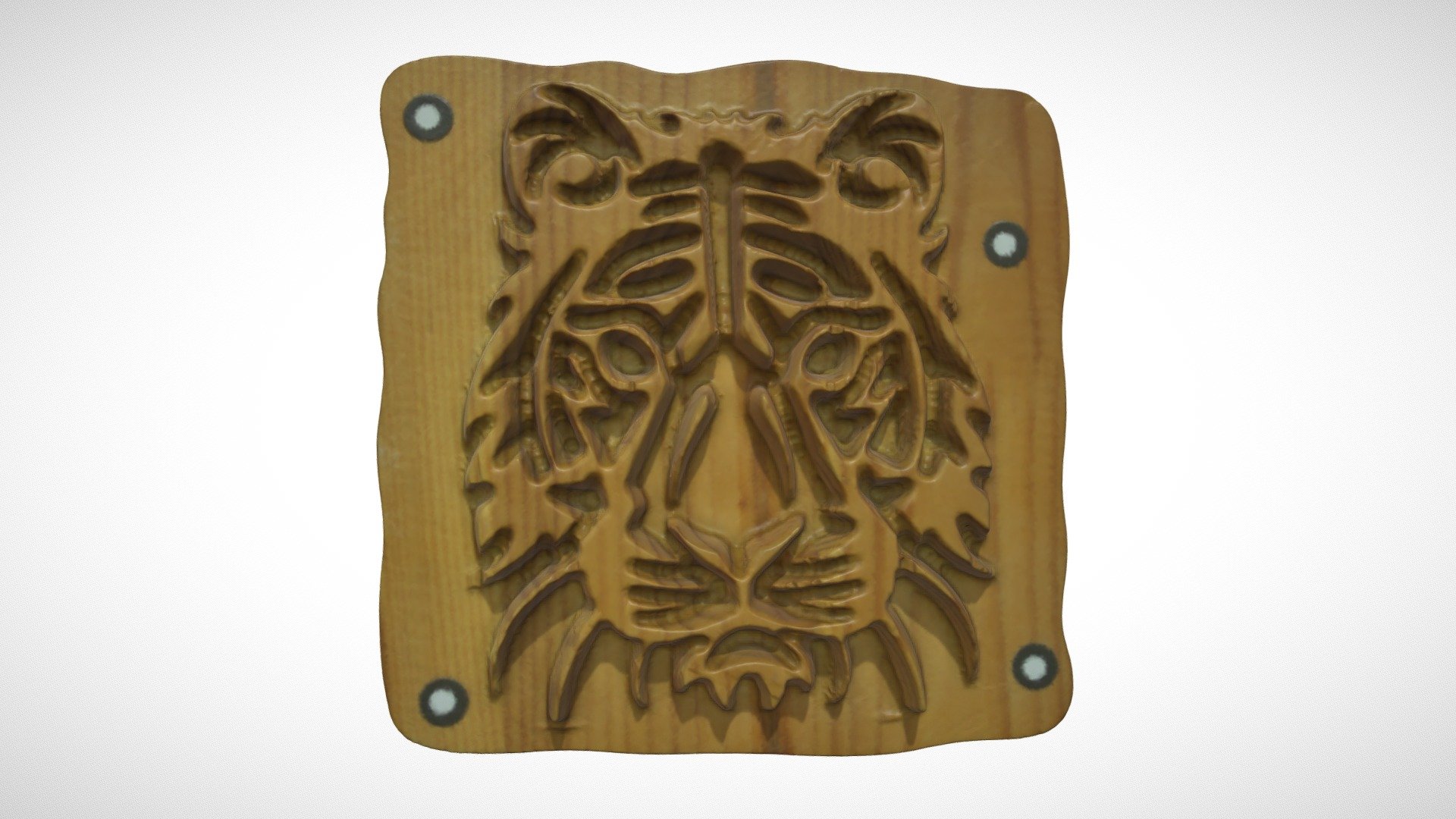 Milled bas-relief